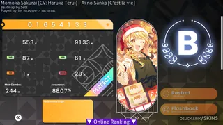 Gakuen Kotone osu skin,Gakuen Kotone osu skin,