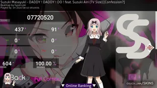 Fujiwara Chika osu skin,Fujiwara Chika osu skin,