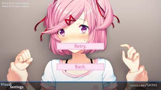Natsuki (DDLC) osu skin,Natsuki (DDLC) osu skin,