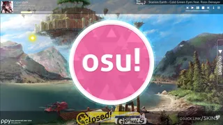 Minimal Green osu skin,Minimal Green osu skin,