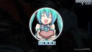 Minimalist Miku [Final] osu skin,Minimalist Miku [Final] osu skin,vocaloid osu skin,hatsune miku osu skin,