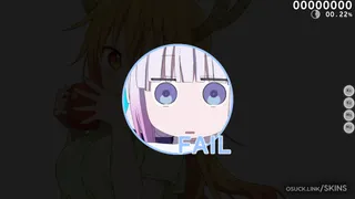 DragonMaid osu skin,DragonMaid osu skin,kobayashi-san chi no maid dragon osu skin,