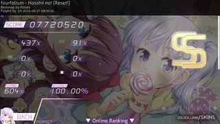 Aoba Style osu skin,Aoba Style osu skin,aoba suzukaze osu skin,new game! osu skin,