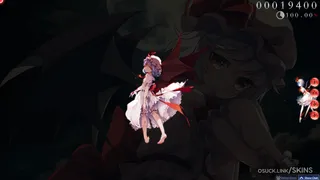 REMILIA HD osu skin,REMILIA HD osu skin,touhou project osu skin,remilia scarlet osu skin,