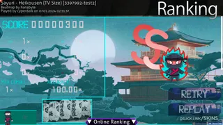 SHINOBI osu skin,SHINOBI osu skin,