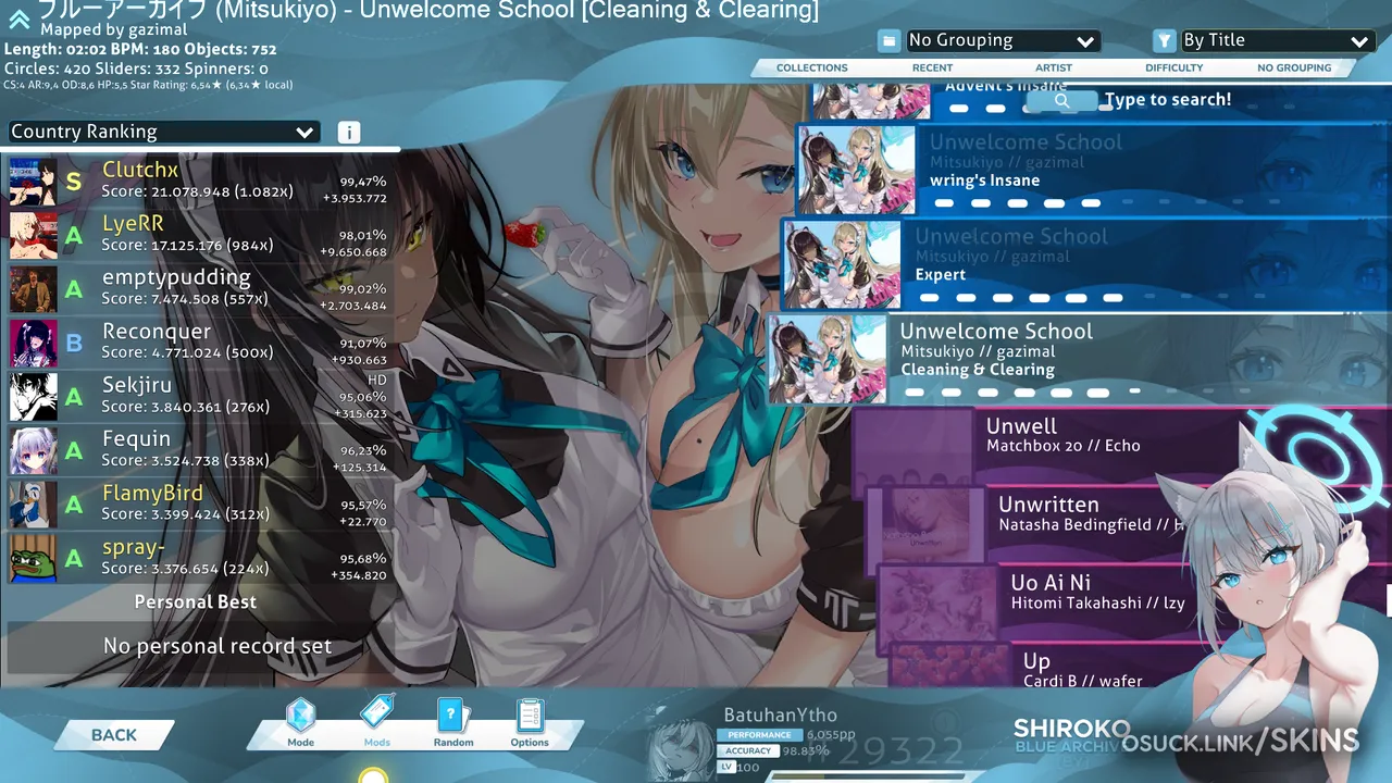Screenshot of Shiroko Swimsuit (Blue Archive) v1.0