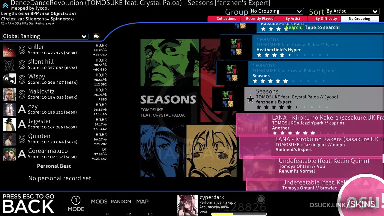 Screenshot of HueShift v1.1