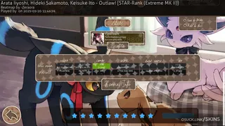 Fluffieevee osu skin,Fluffieevee osu skin,pokemon osu skin,eevee osu skin,