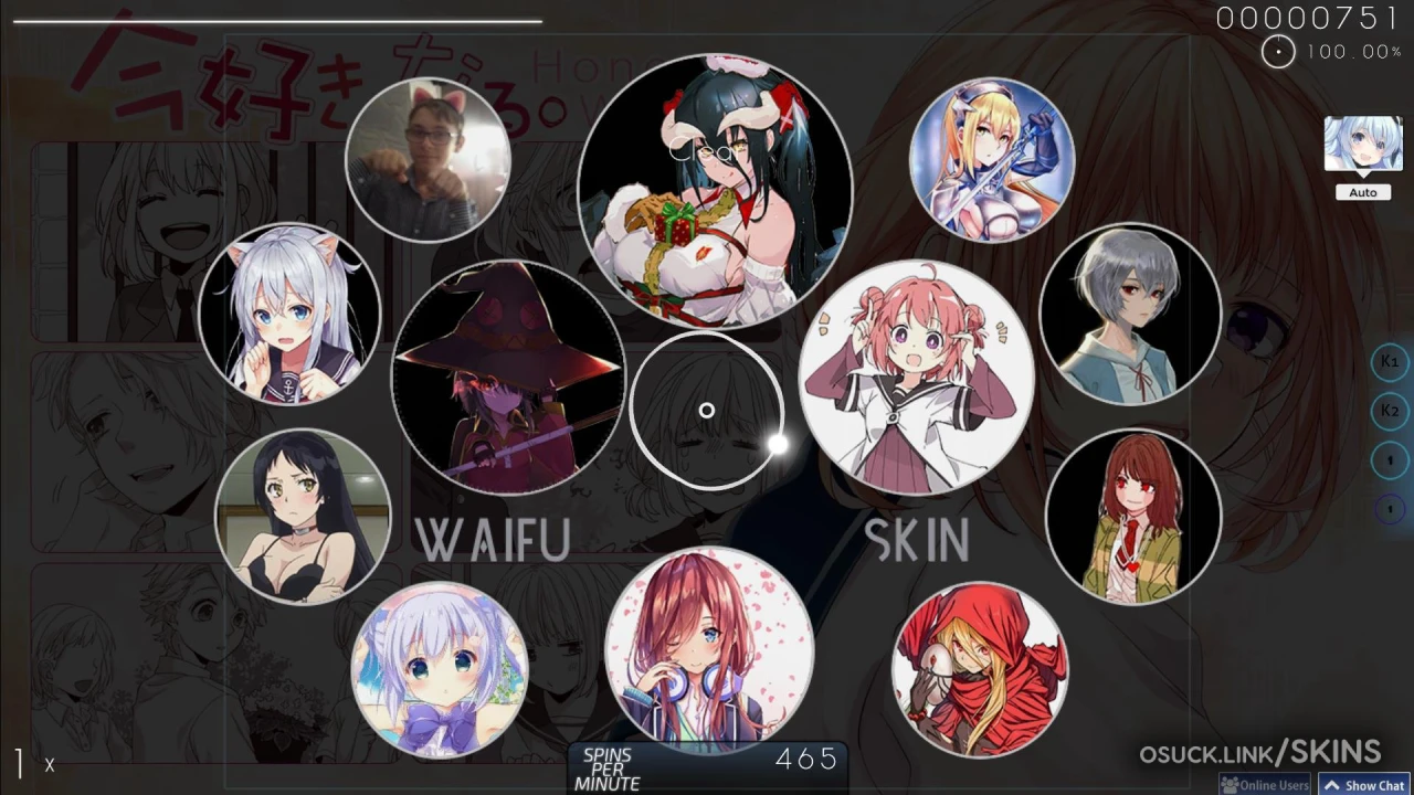 -     # Waifu skin #     - — screenshot 4
