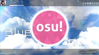 Blue sky osu skin,Blue sky osu skin,