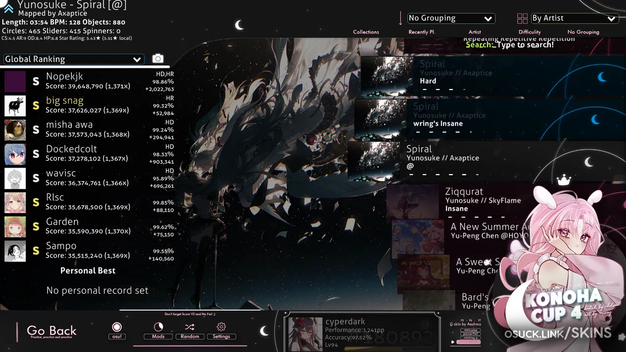 Screenshot of Konoha Cup v4