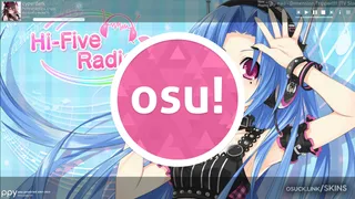 Hyperdimension Neptunia osu skin,Hyperdimension Neptunia osu skin,
