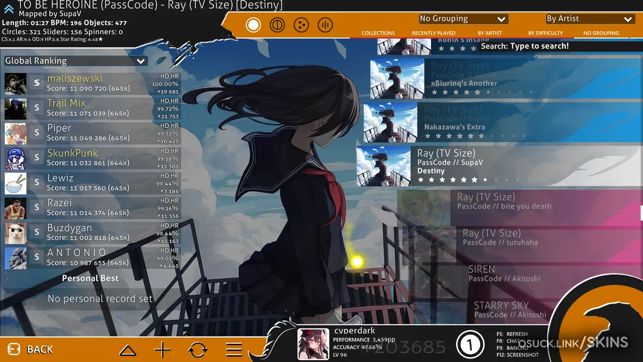 Screenshot of RAVENHUE (8 colors) v1.3