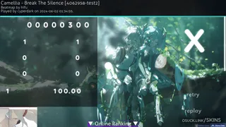Azure osu skin,Azure osu skin,contest-8 osu skin,