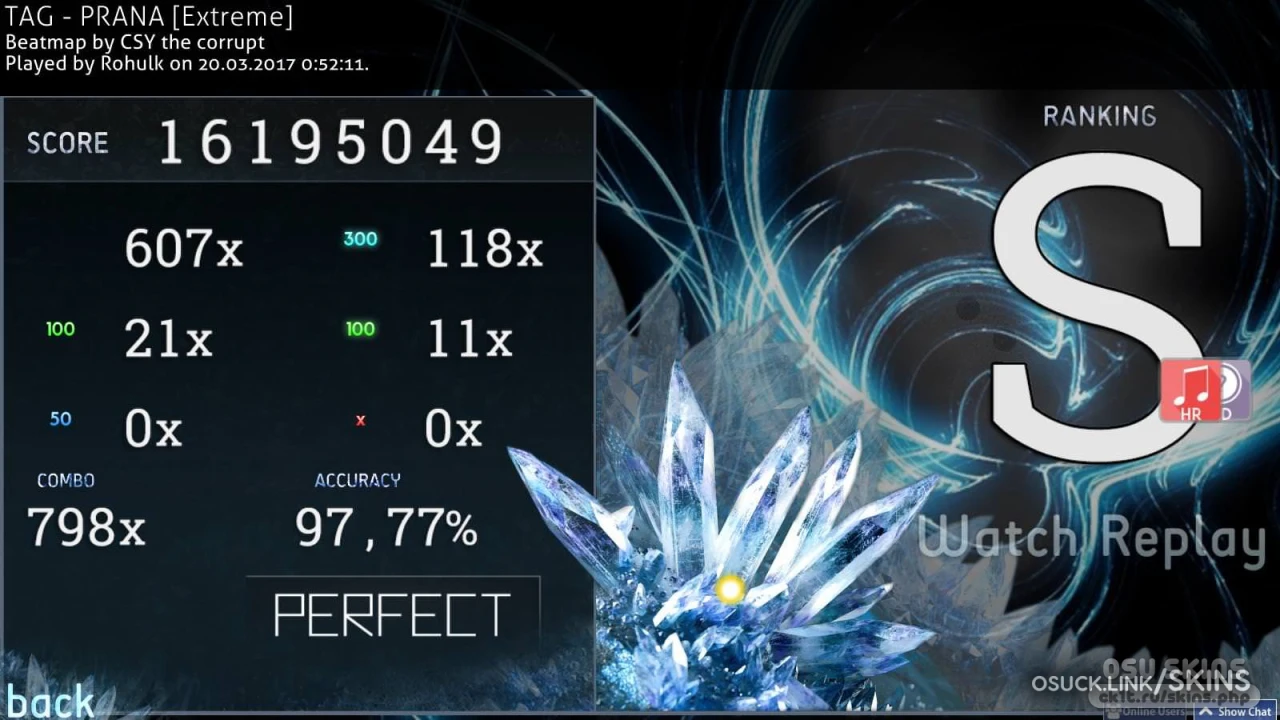 Screenshot of crystallized cookie v1.0