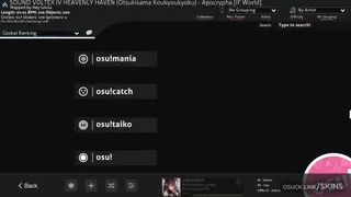 Minimal osu skin,Minimal osu skin,