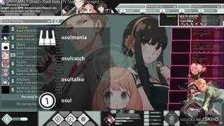 SPY X FAMILY osu skin,SPY X FAMILY osu skin,spy x family osu skin,