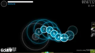 Moonglow osu skin,Moonglow osu skin,minimalistic osu skin,chinese osu skin,contest-8 osu skin,