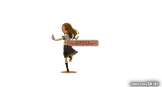 TAKAGI-san osu skin,TAKAGI-san osu skin,takagi osu skin,