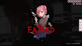 Natsuki (DDLC) osu skin,Natsuki (DDLC) osu skin,