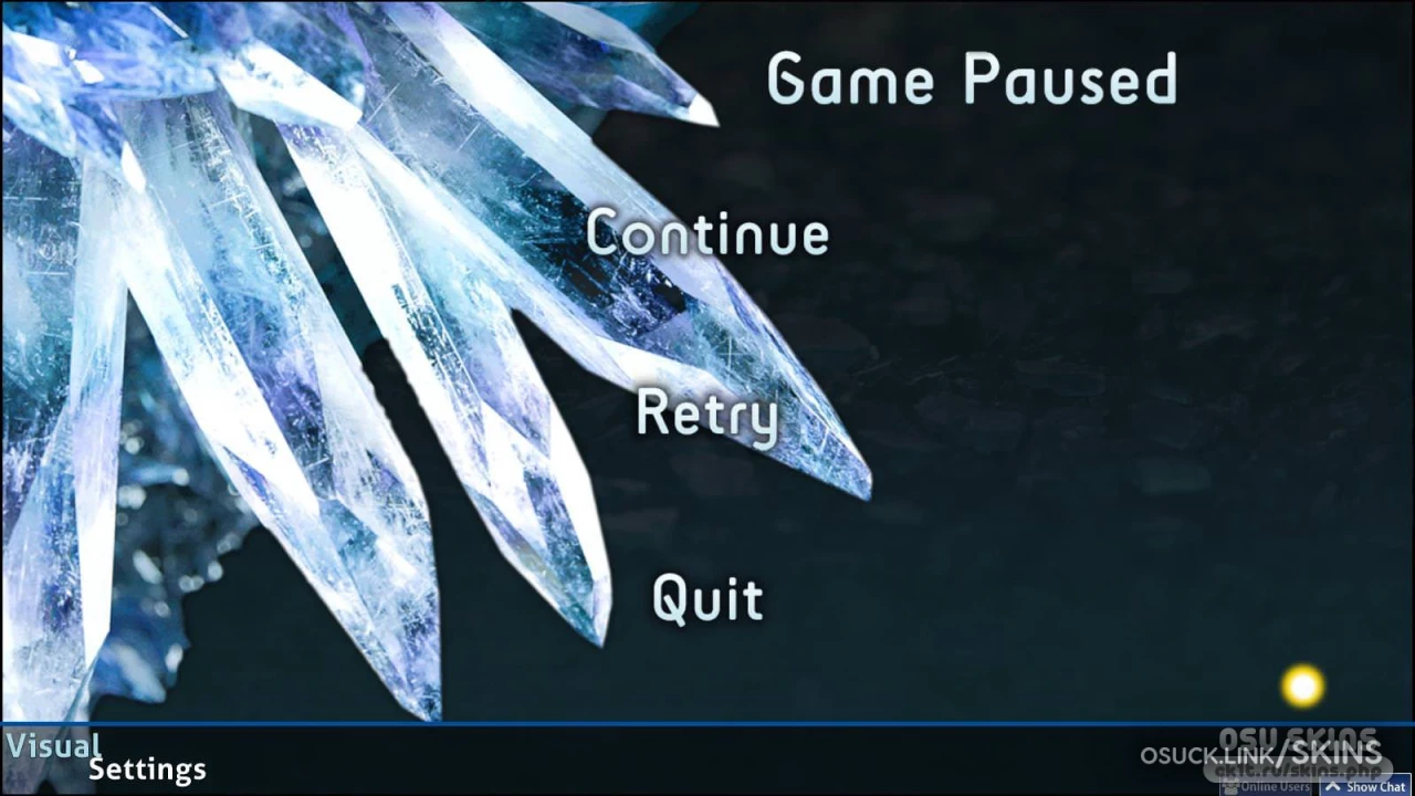 Screenshot of crystallized cookie v1.5