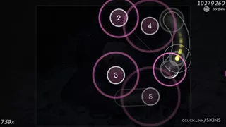 _• teczowy osu skin