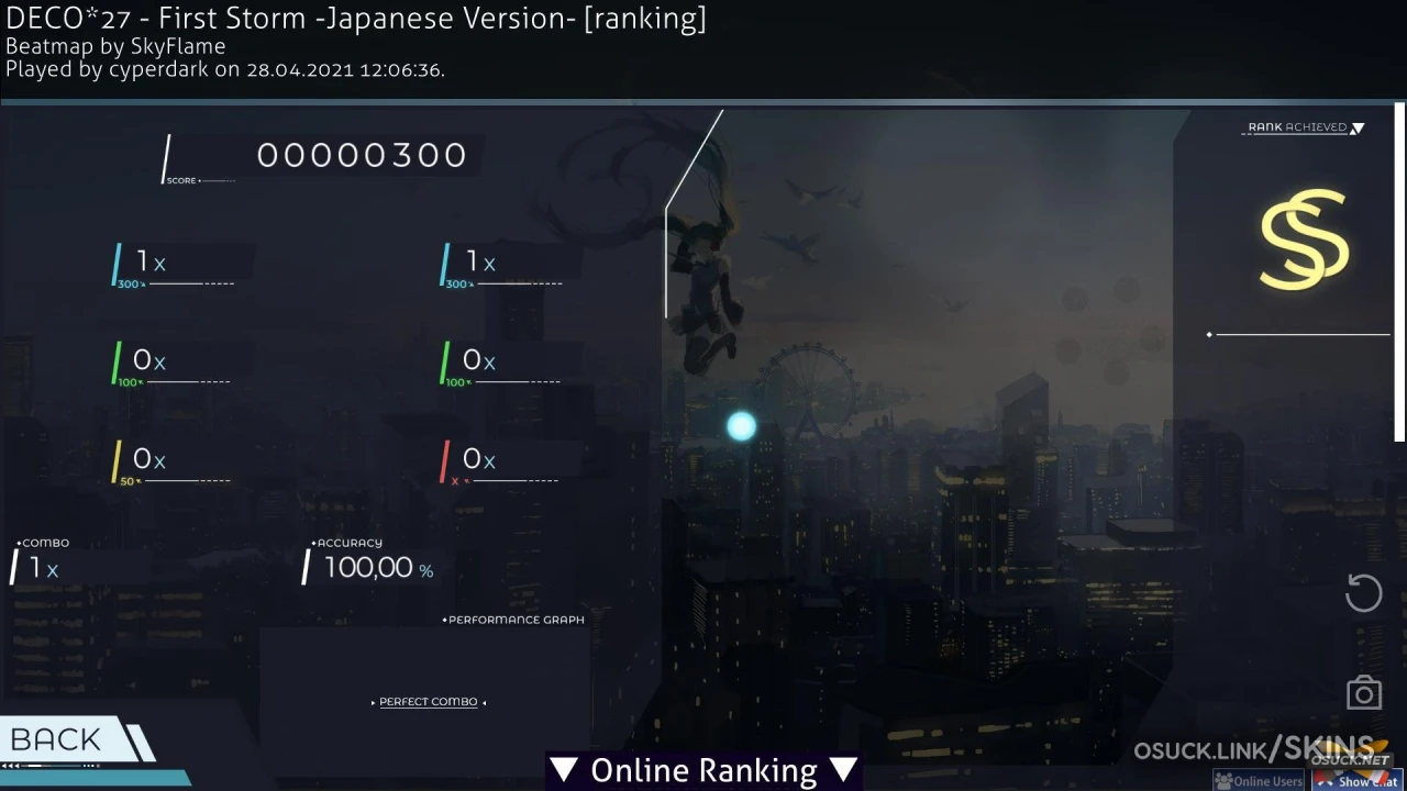 Screenshot of notMiku v1.0