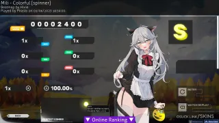 茗猫 - Silver osu skin,茗猫 - Silver osu skin,茗猫  osu skin,mdxu osu skin,