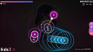 Glassmorphism osu skin