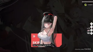 Rio osu skin,Rio osu skin,blue archive osu skin,tsukatsuki rio osu skin,