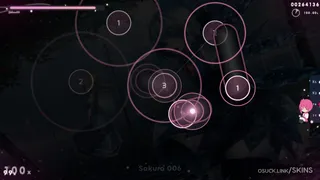 (HK7204) 桜色記憶 Sakura006 osu skin