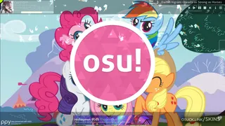Tokki's pony osu skin,Tokki's pony osu skin,my little pony osu skin,tokkitohru osu skin,mlp osu skin,rainbow dash osu skin,fluttershy osu skin,