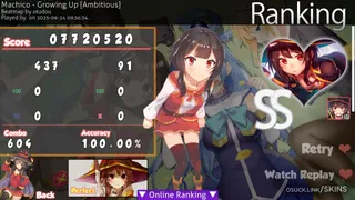 Megumin Explosion osu skin,Megumin Explosion osu skin,