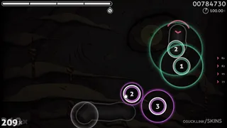 Aesthetic osu skin