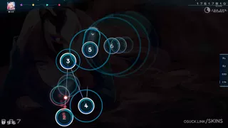 『 東方Project 』~ Hata No Kokoro osu skin