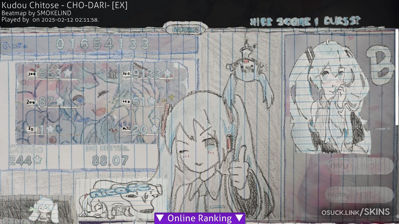 Screenshot of Colored paper miku v1.0