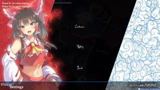 Reimu osu skin,Reimu osu skin,