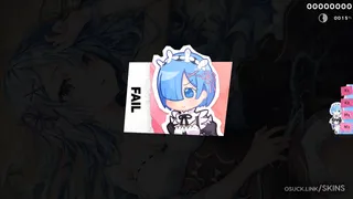 Paper Rem osu skin,Paper Rem osu skin,re:zero osu skin,