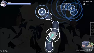 - # - 蒼彩なび - Aoi Nabi osu skin
