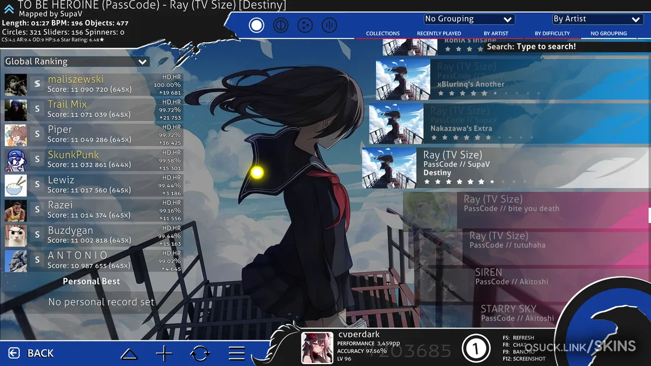 Screenshot of RAVENHUE (8 colors) v1.3