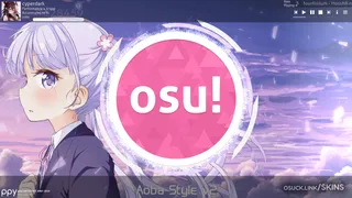Aoba Style osu skin,Aoba Style osu skin,aoba suzukaze osu skin,new game! osu skin,