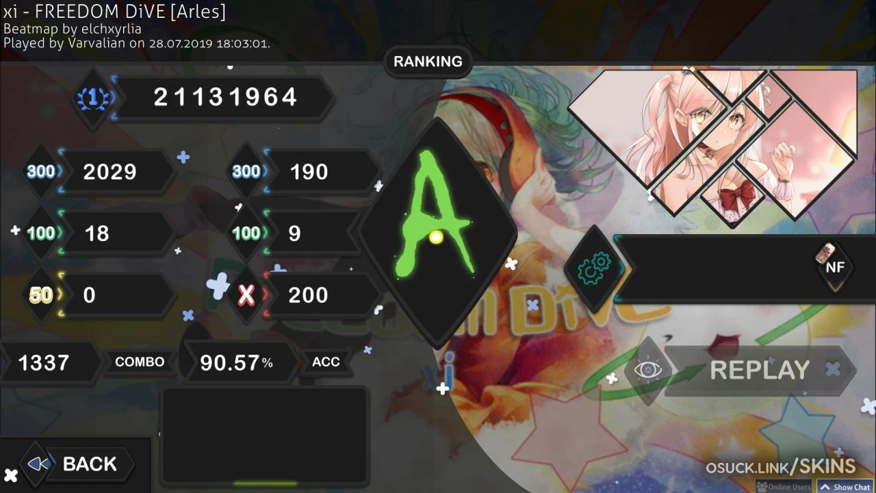 Screenshot of owoTuna v1.4