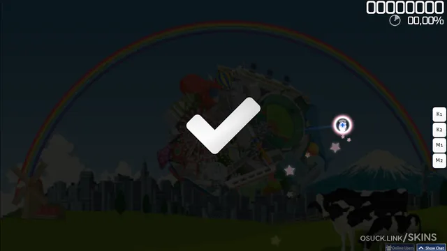 osu! Default skin v1.0 screenshot