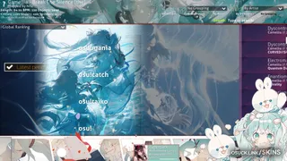 Azure osu skin,Azure osu skin,contest-8 osu skin,