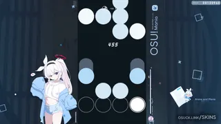 Blue Archive - Arona & Plana osu skin,Blue Archive - Arona & Plana osu skin,blue archive osu skin,aroha osu skin,plana osu skin,