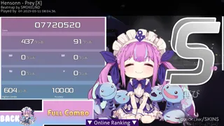 Minato Aqua osu skin,Minato Aqua osu skin,