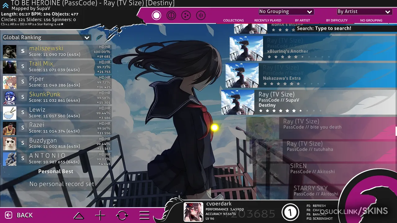 Screenshot of RAVENHUE (8 colors) v1.3