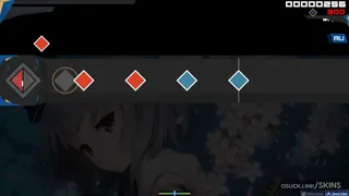 GMK Samurai osu skin,GMK Samurai osu skin,minimalistic osu skin,contest-3 osu skin,