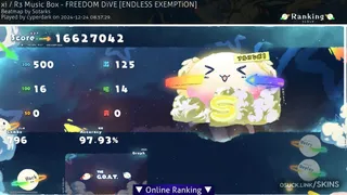 {S} FREEDOM DiVE REiMAGINED osu skin,{S} FREEDOM DiVE REiMAGINED osu skin,btmc osu skin,background to skin osu skin,beasttrollmc osu skin,contest-8 osu skin,
