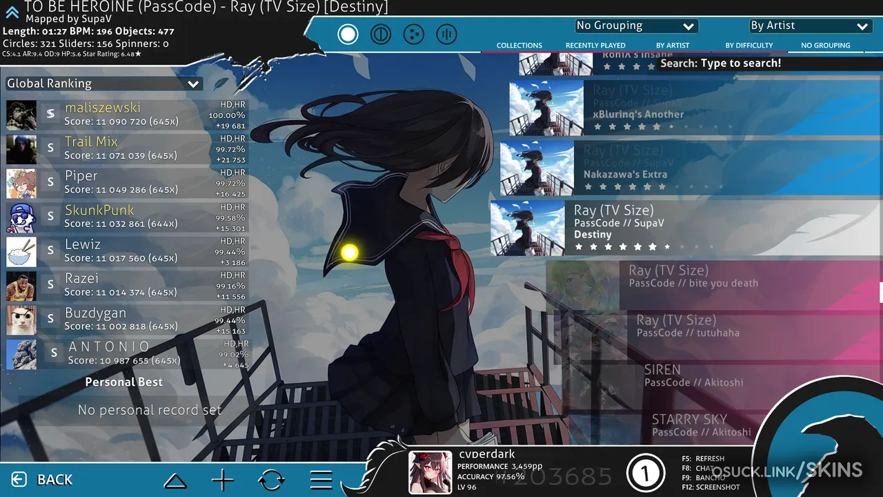 Screenshot of RAVENHUE (8 colors) v1.3